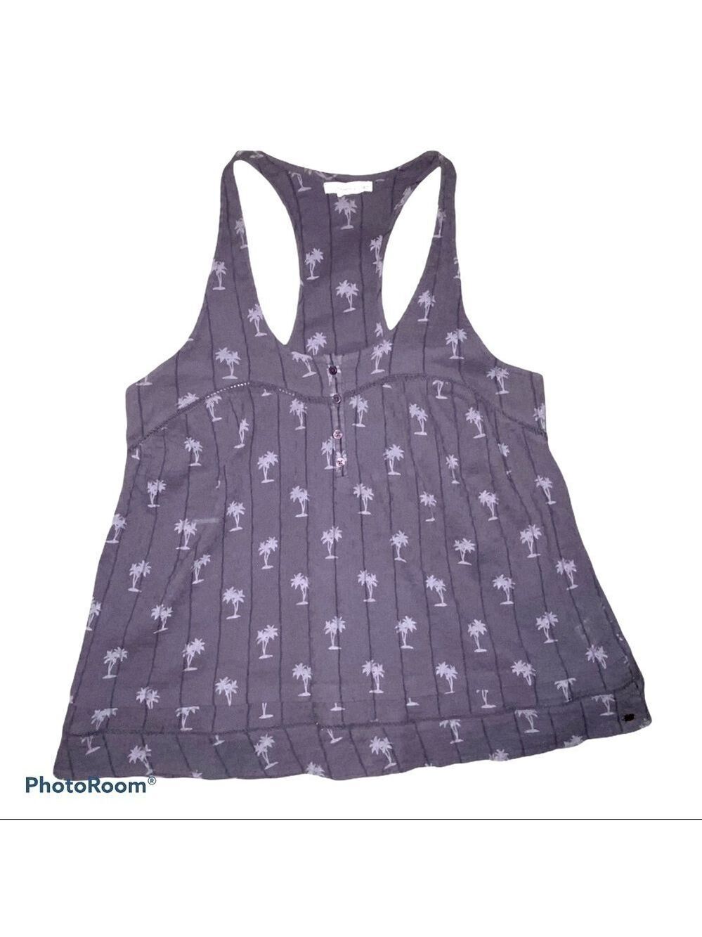 5. Oneill cotton tropical racer back tank